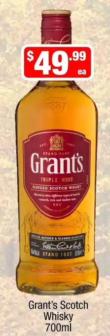 Grant's scotch whisky