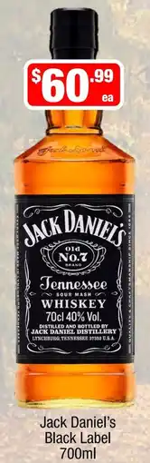 Liquor Stax Jack Daniel's Black Label offer