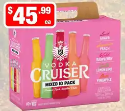 Liquor Stax Vodka Cruiser Mixed 10 Pack offer