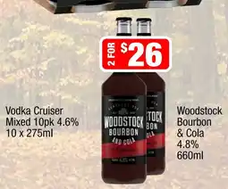 Liquor Stax Woodstock Bourbon & Cola offer