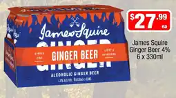 Liquor Stax James Squire Ginger Beer offer