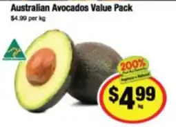 CORNETTS Australian avocados value pack offer