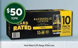 Bottler Hard Rated Alcoholic Lemon offer