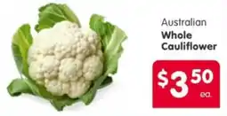 Spar Australian Whole Cauliflower offer