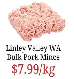 Farmer Jack's Linley Valley WA Bulk Pork Mince offer
