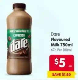 Spar Dare Flavoured Milk offer