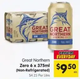 Spar Great Northern Zero offer