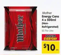 Spar Mother Energy Cans offer