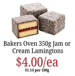 Farmer Jack's Bakers Oven Lamingtons offer