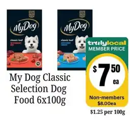 Farmer Jack's My Dog Classic Selection Dog Food offer
