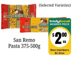 Farmer Jack's San Remo Pasta offer