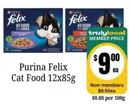 Farmer Jack's Purina Felix Cat Food offer
