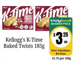 Farmer Jack's Kellogg's K-Time Baked Twists offer