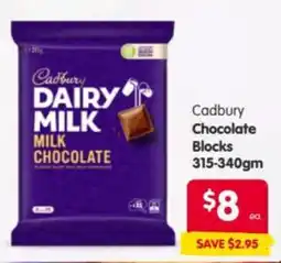 Spar Cadbury Dairy Milk Milk Chocolate offer