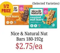 Farmer Jack's Nice & Natural Nut Bars offer
