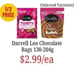 Farmer Jack's Darrell Lea Chocolate Bags offer