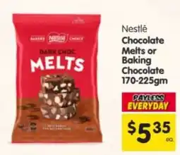 Spar Nestlé Chocolate Melts offer