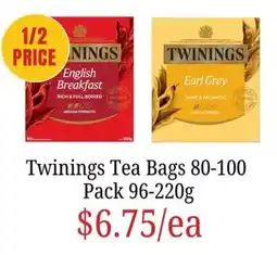Farmer Jack's Twinings Tea Bags offer