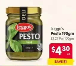 Spar Leggo's Pesto offer