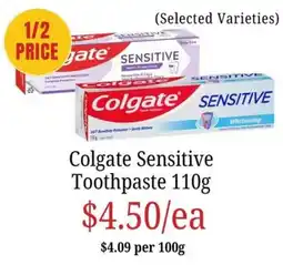 Farmer Jack's Colgate Sensitive Toothpaste offer