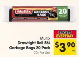 Spar Multix Drawtite Roll Garbage Bags offer