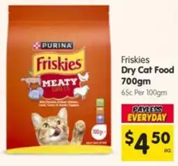 Spar Friskies Dry Cat Food offer