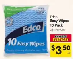 Spar Edco Easy Wipes offer
