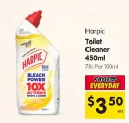 Spar Harpic Toilet Cleaner offer