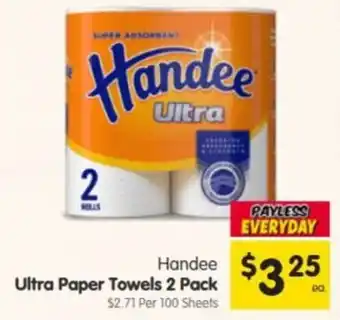 Spar Handee Ultra Paper Towels offer