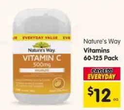 Spar Nature's Way Vitamin C offer