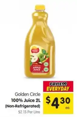 Spar Golden Circle 100% Juice offer