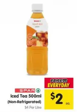 Spar Iced Tea offer
