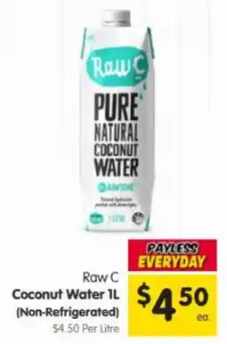 Spar Raw C Coconut Water offer