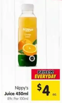 Spar Nippy's Juice offer