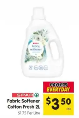 Spar Fabric Softener Cotton Fresh offer