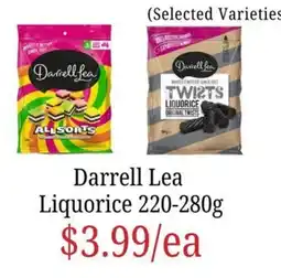 Farmer Jack's Darrell Lea Liquorice offer