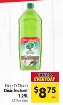 Spar Pine O Cleen Disinfectant offer