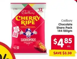 Spar Cadbury Cherry Ripe offer