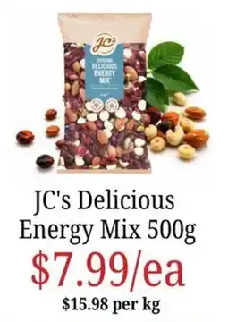 Farmer Jack's JC's Delicious Energy Mix offer