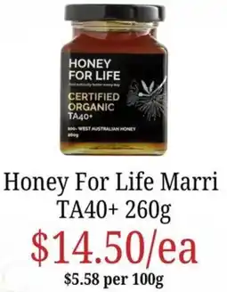 Farmer Jack's Honey For Life Marri TA40 offer