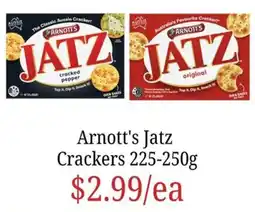 Farmer Jack's Arnott's Jatz Crackers offer
