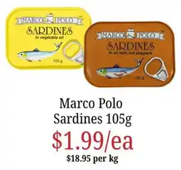 Farmer Jack's Marco Polo Sardines offer