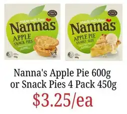 Farmer Jack's Nanna's Apple Pie offer