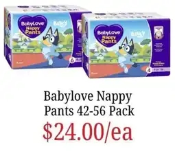 Farmer Jack's Babylove Nappy Pants offer