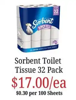 Farmer Jack's Sorbent Toilet Tissue offer