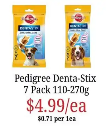 Farmer Jack's Pedigree Denta-Stix offer
