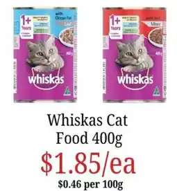 Farmer Jack's Whiskas Cat Food offer