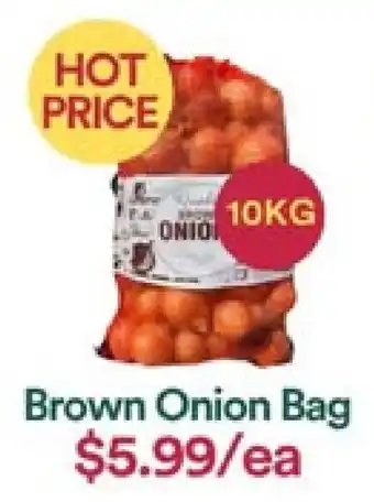 Brown Onion Bag