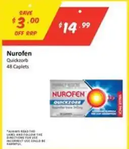 Chemist Outlet Nurofen Quickzorb offer