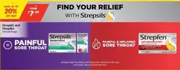 Chemist Outlet Strepsils and Strepfen Selected Range offer